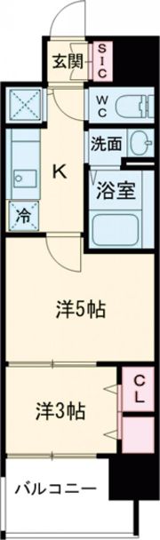 ArtizA堺の間取り画像