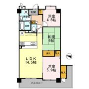 フローラ東館の間取り画像