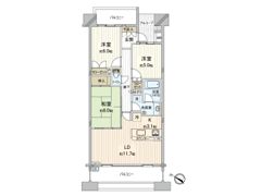 リーデンススクエアさいたま新都心クイントファースの間取り画像