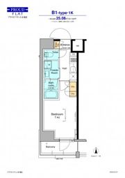 プラウドフラット木場Ⅱの間取り画像