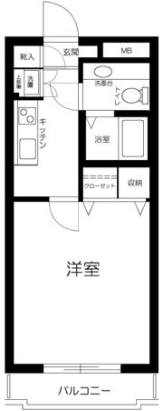 ガーデンクレスト1714の間取り画像