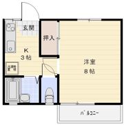 津フォーブル Ⅲの間取り画像