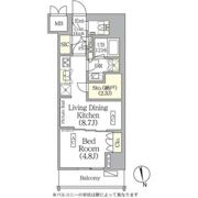 ザ・パークハビオ神楽坂レジデンスSouthの間取り画像