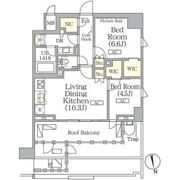 ザ・パークハビオ神楽坂レジデンスSouthの間取り画像