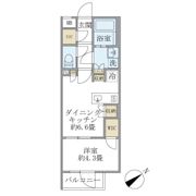 コンポジット早稲田鶴巻町の間取り画像
