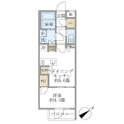 コンポジット早稲田鶴巻町の間取り画像