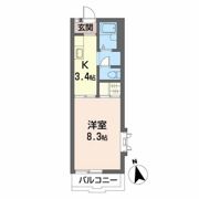 プランタン杉山の間取り画像