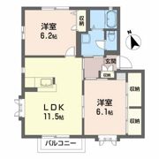 サザンコートEの間取り画像