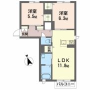 シャーメゾンアプローゼの間取り画像