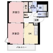 メゾーネ・ハナムラの間取り画像