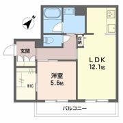 スパシオコモド春日原の間取り画像