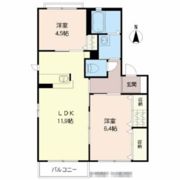 ブルーハイム・彩 A棟の間取り画像