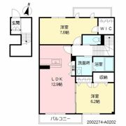 ブラウニーフラッツの間取り画像