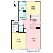 スリ－ゼ I棟の間取り画像