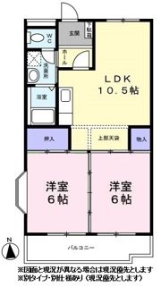 クレール二俣川Ⅱの間取り画像