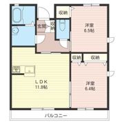 エーデルワイスAの間取り画像