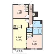 ファミールヤマニ Aの間取り画像