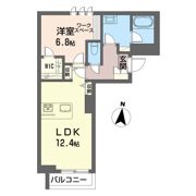 セゾン ヴェルテの間取り画像