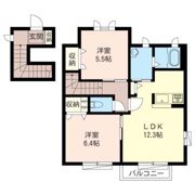 ボンヌ・シャンスCの間取り画像