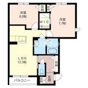 セレナヴィラ Bの間取り画像