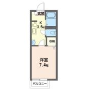 ソシアKの間取り画像