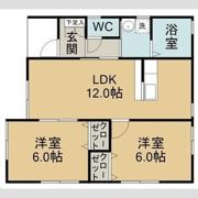 大町貸家の間取り画像