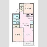 ラドンシティー鶴巻Bの間取り画像