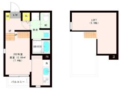 ハーモニーテラス西中田Ⅷの間取り画像