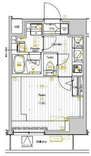 PREMIUM CUBE 両国DEUXの間取り画像