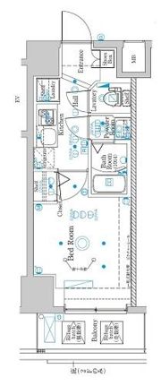 ラフィスタ横浜蒔田Ⅱの間取り画像