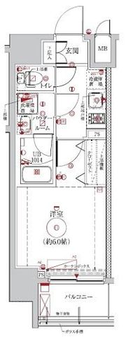 LUMEED横濱南の間取り画像