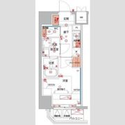 ハーモニーレジデンス横浜大通り公園EIRAKUの間取り画像