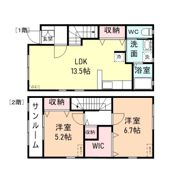 ヨーロピアンシャレー駅南4丁目の間取り画像