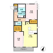 グランフェリシアの間取り画像