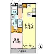 ロータス府中の間取り画像