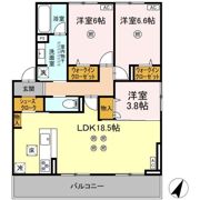 TORISIA平和の間取り画像