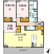 TORISIA平和の間取り画像