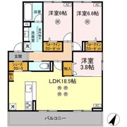 TORISIA平和の間取り画像