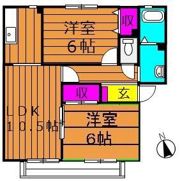 ビアン連島 Bの間取り画像