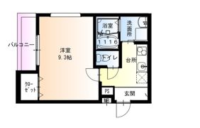 フジパレス鳳中町Ⅴ番館の間取り画像