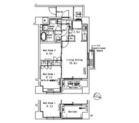 パークアクシス三宿の間取り画像
