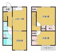 テラスハウス西山の間取り画像