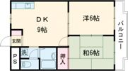 ベルメゾンKの間取り画像
