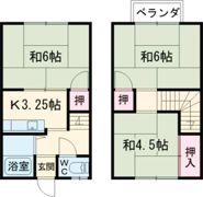フラットカーサ柳井の間取り画像