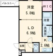 フジパレス鳳中町Ⅴ番館の間取り画像