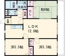 サンヴェール坊垣の間取り画像