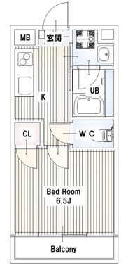 Crest Mabashiの間取り画像