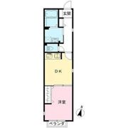 ラビアンローゼの間取り画像