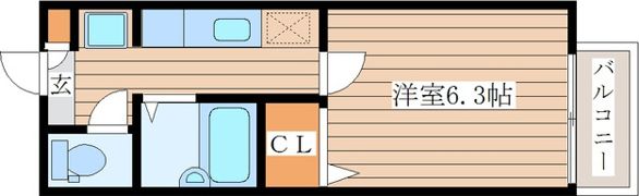 フレール台原の間取り画像