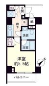 ルクシェール横濱生麦の間取り画像